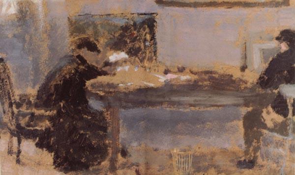 Edouard Vuillard Detail of In a Room china oil painting image